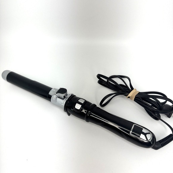 The Unbranded Brand Other - Curling Iron Automatic Rotating Curling Iron Styling Wave Wand Black